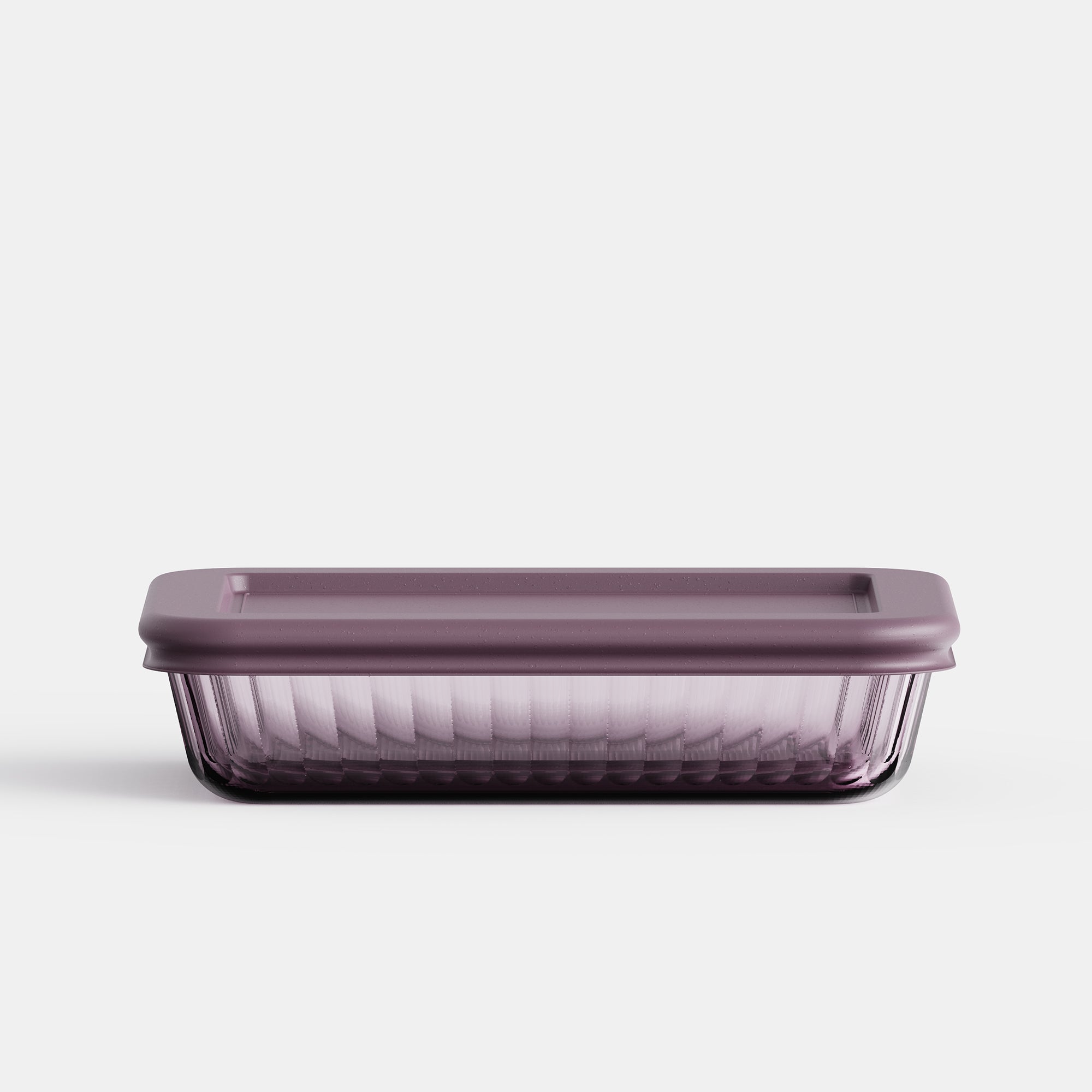 Stria Plum Rectangular Set (3 Containers)