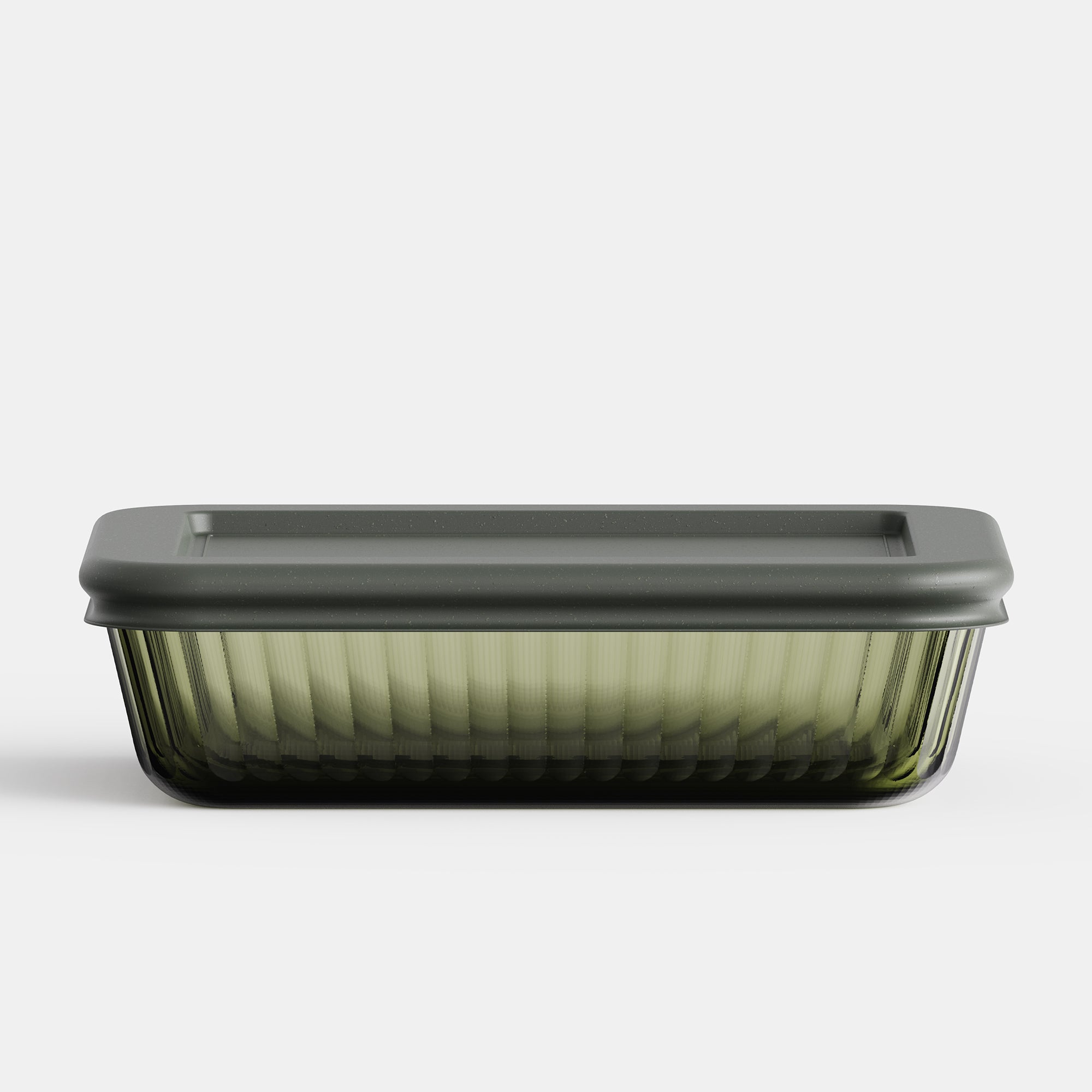 Stria Olive Rectangular Set (3 Containers)