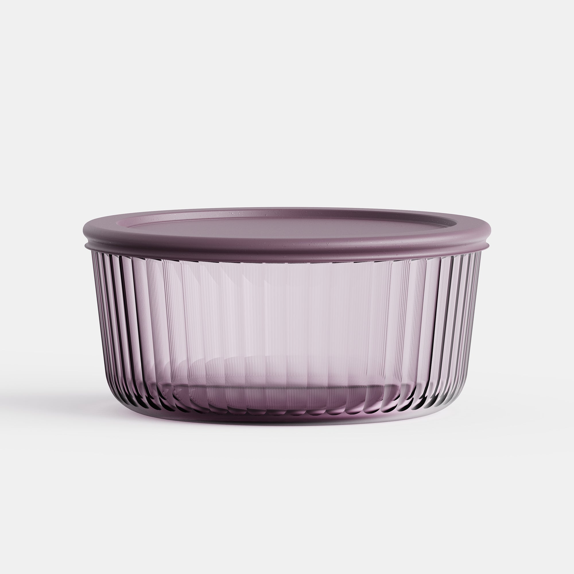 Stria Plum Round Set (3 Containers)