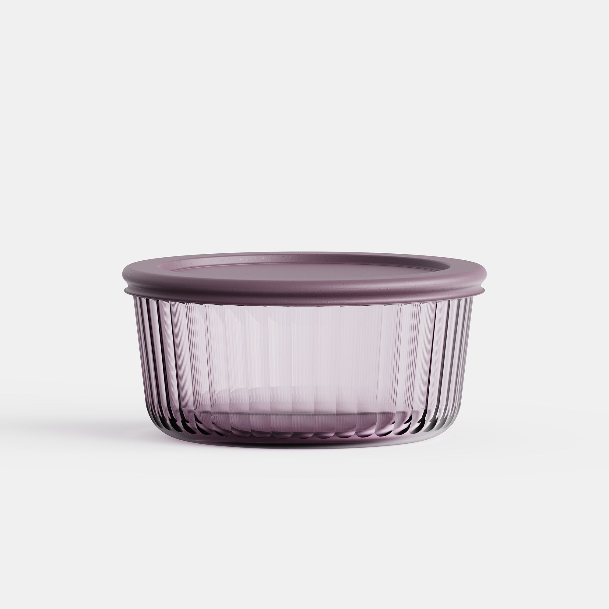 Stria Plum Round Set (3 Containers)