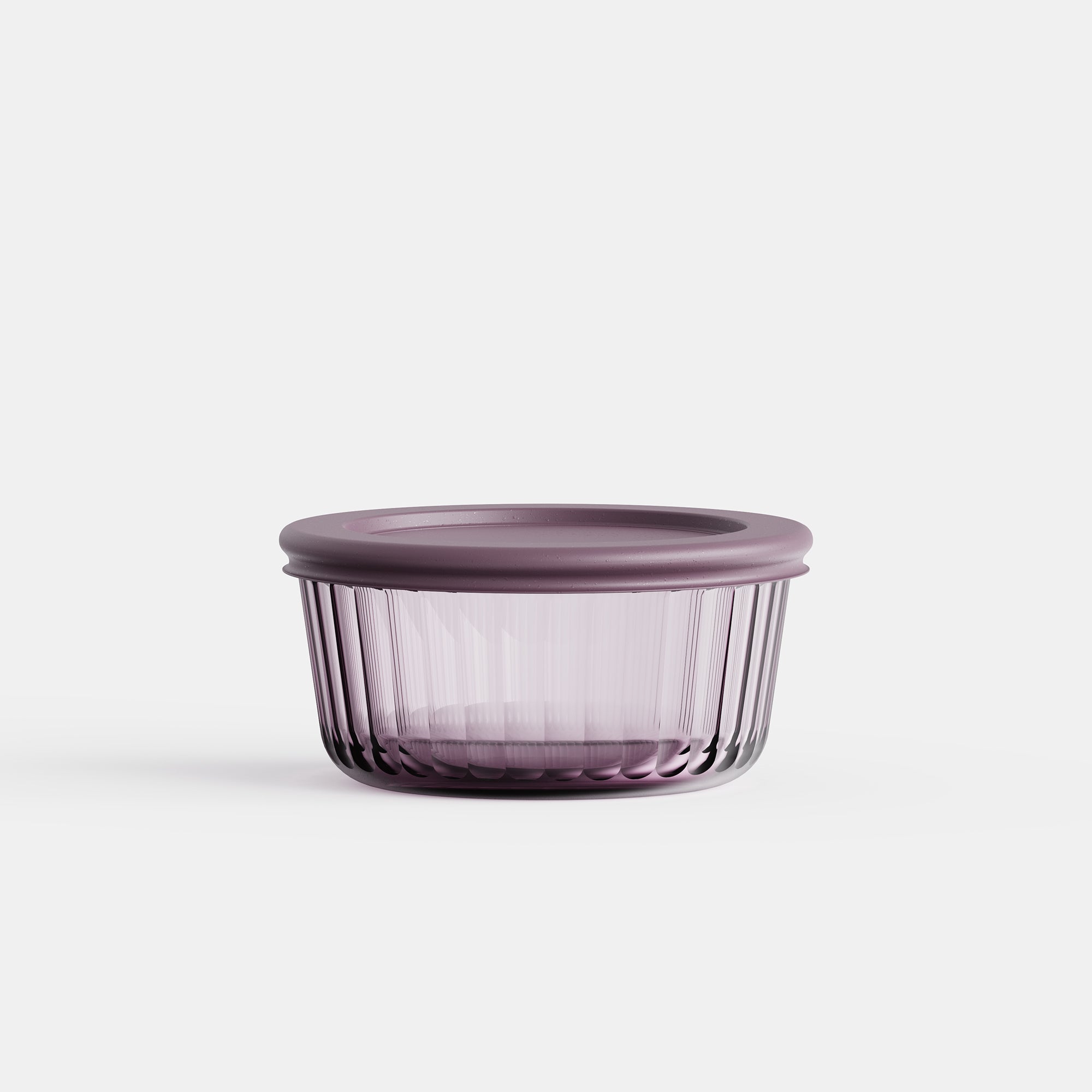 Stria Plum Round Set (3 Containers)