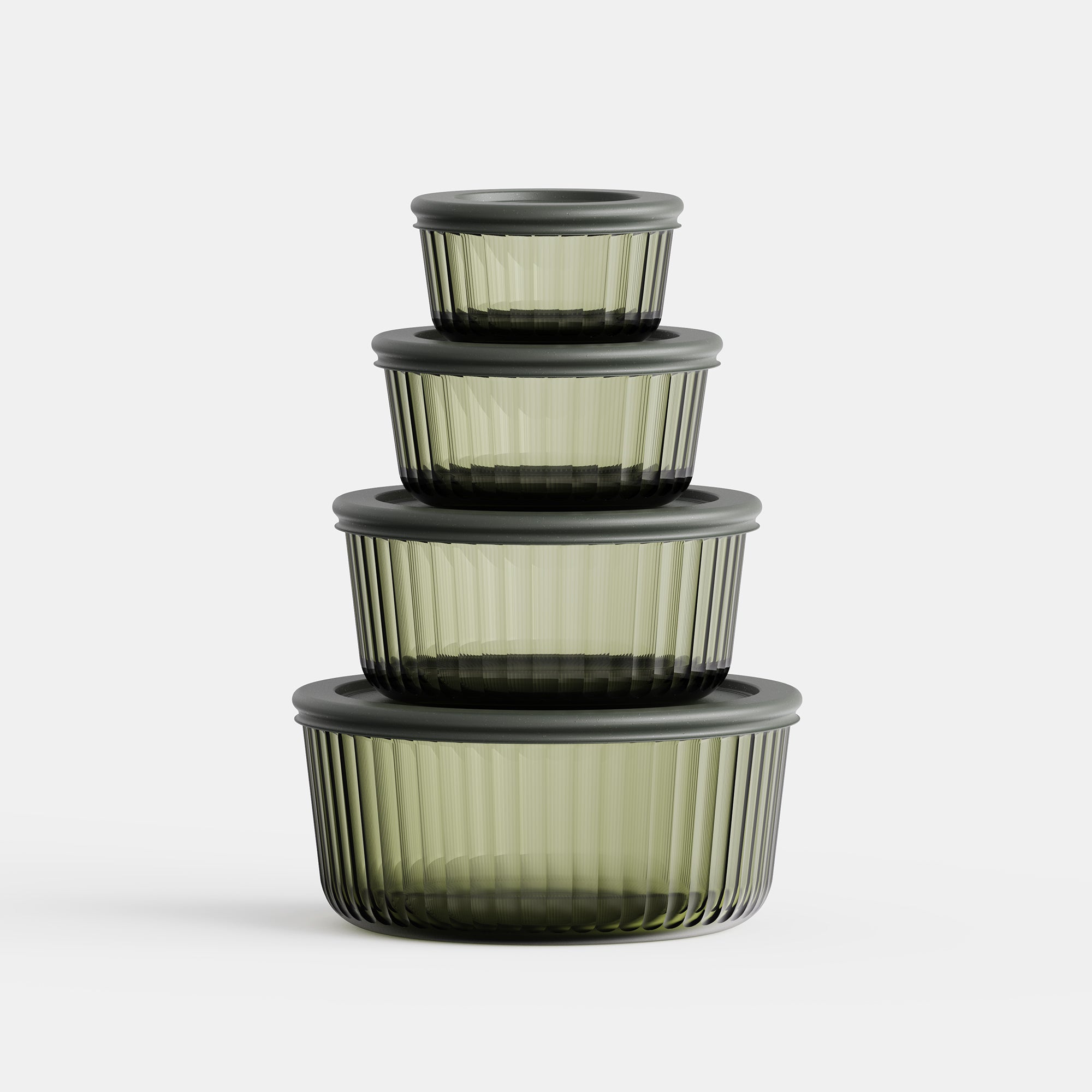 Stria Olive Round Set (3 Containers)