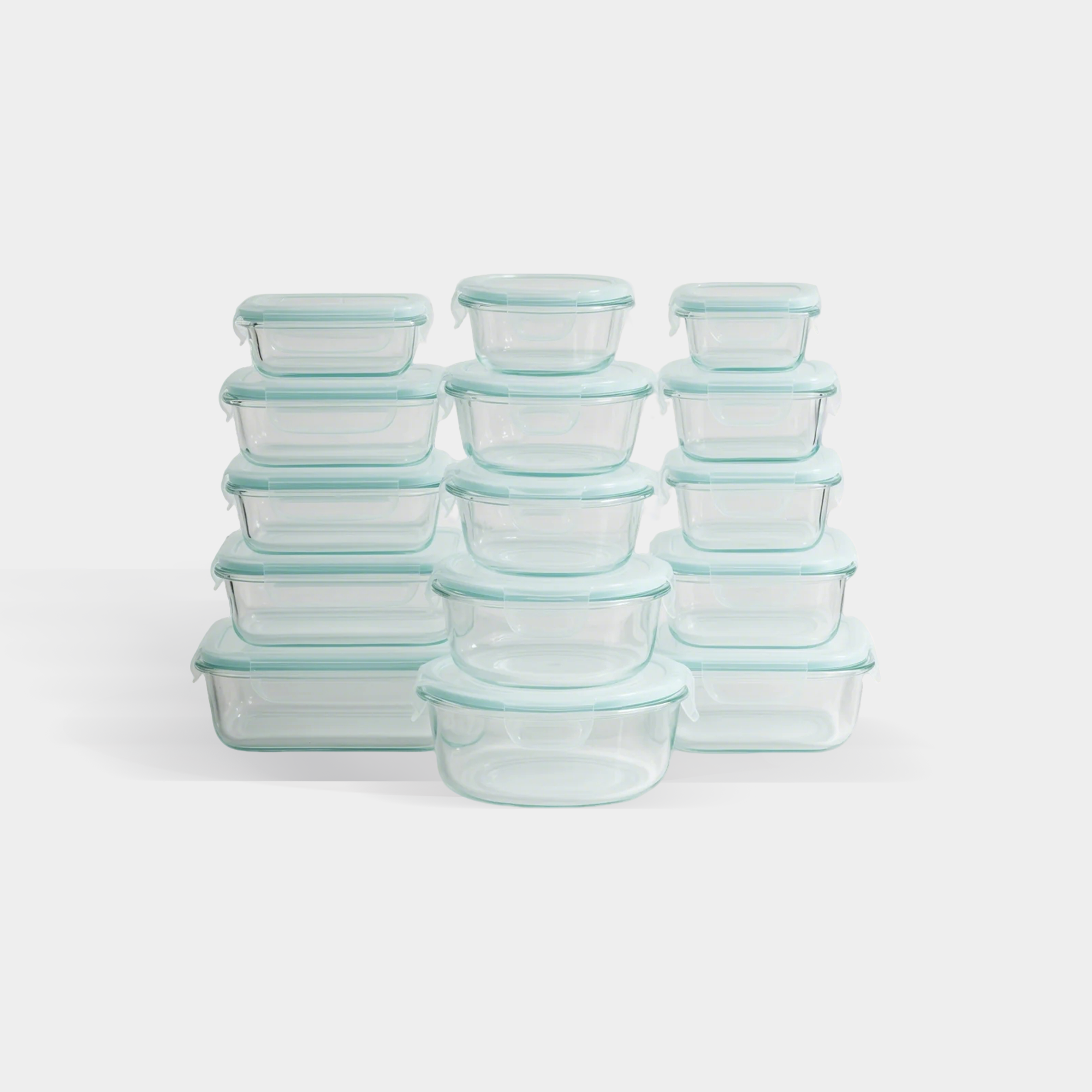 15 Container Borosilicate Glass Set