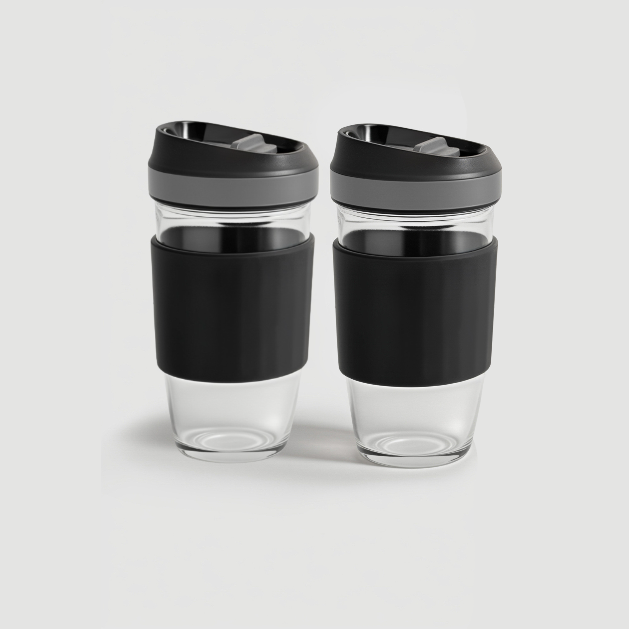 Borosilicate Glass Coffee Cups (2 Cups)