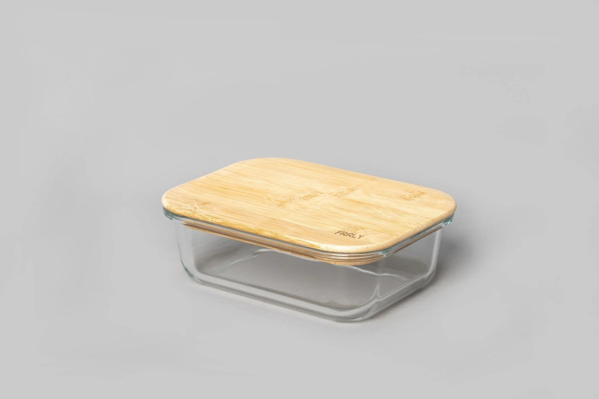 Sustainable 22 oz Glass Container | Bamboo Lid