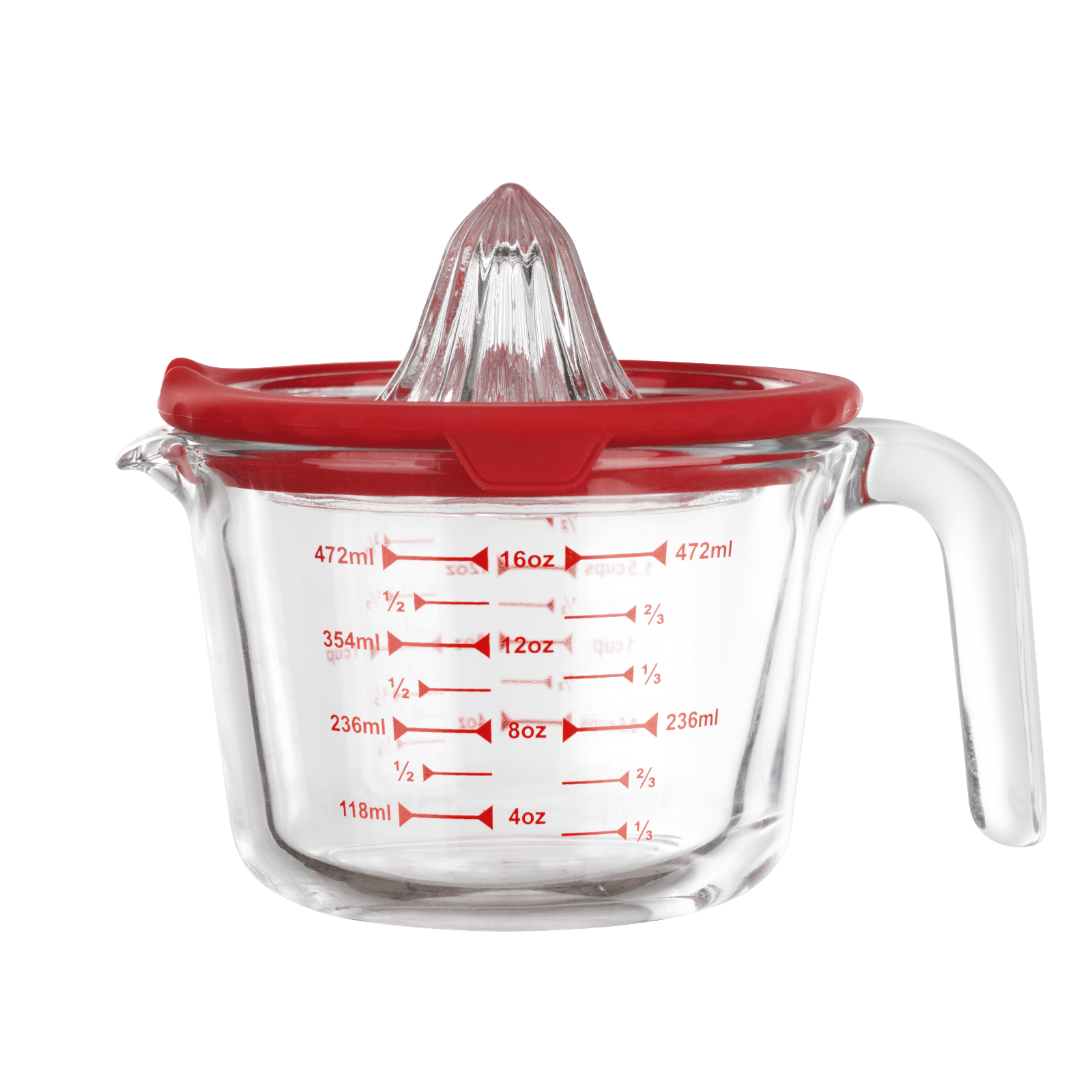 Genicook 2-in-1 Glass Citrus Juicer & Precision Measuring Cup - GenicookGenicook